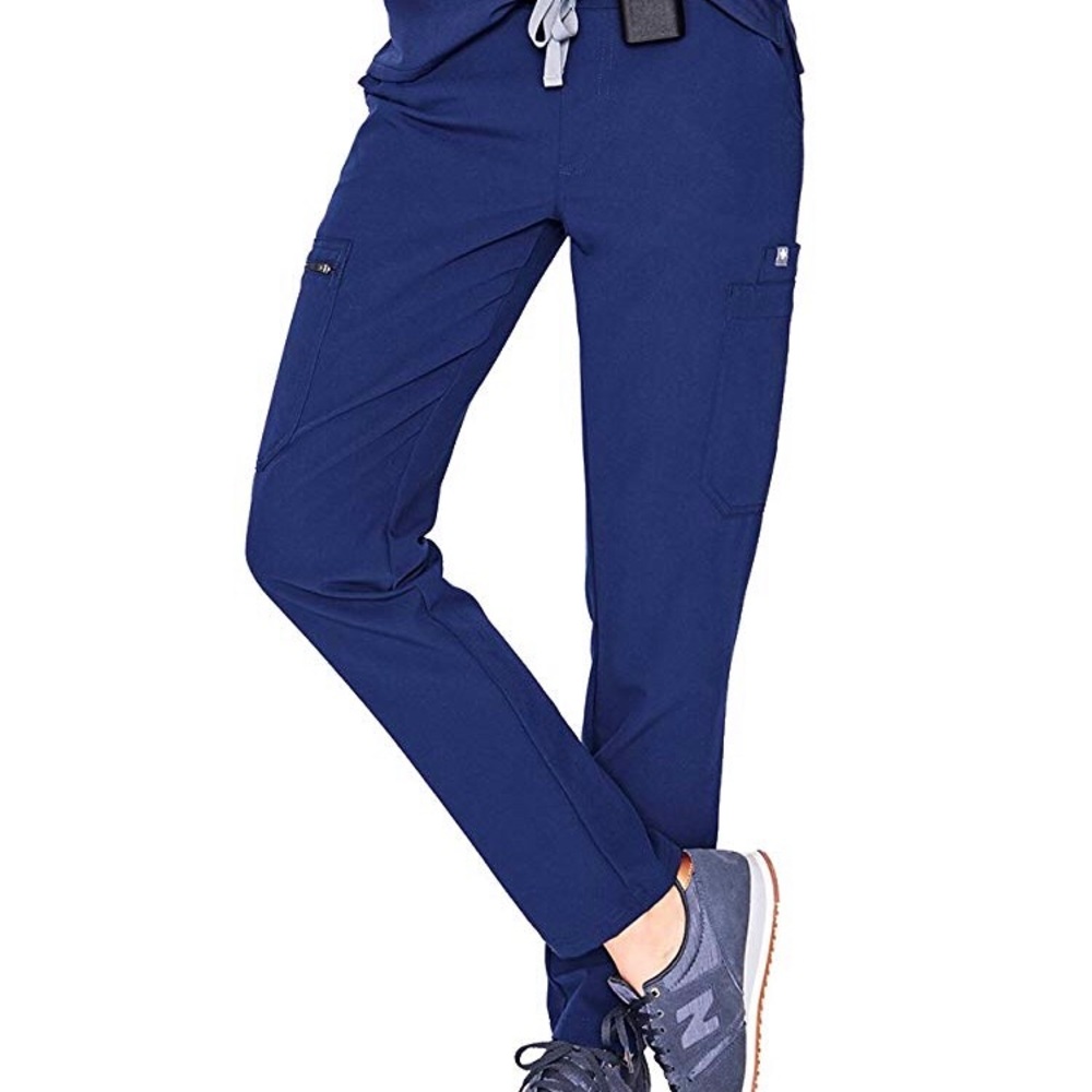 NWT FIGS Yola Skinny Scrub Pant- Navy
